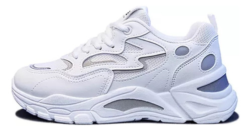 Zapatos De Tenis Cómodos Con Plataforma Informal Para Mujer