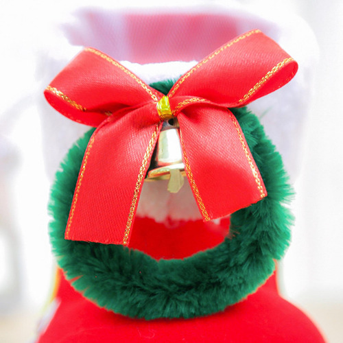 Bota De Dulces De Navidad Bolsa De Golosinas 14cmx14cmx8cm