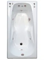 Comprar Hidromasaje Jacuzzi Acrílico Blanco  190 X 90 8 Jet Premium 6 Jet Laterales Y 2 Jet Cervicales  Motor Elektrim