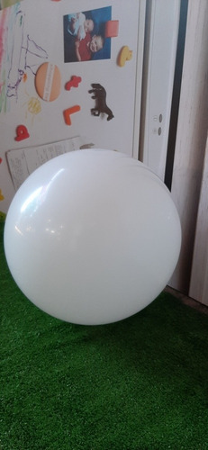 Globo 42 Centimetros Redondo Qualatex Color Blanco 250 Unid.