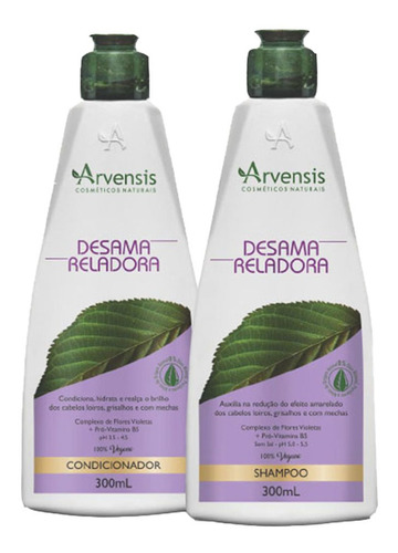 Kit Arvensis Desamarelador Vegano (shampoo E Condicionador)