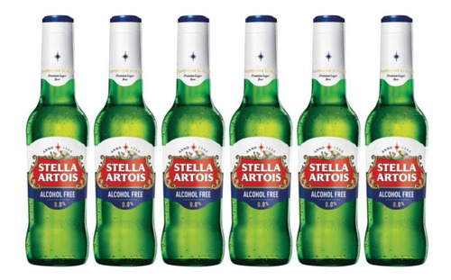 Cerveza Stella Artois Sin Alcohol 330ml Pack X6 Fullescabio