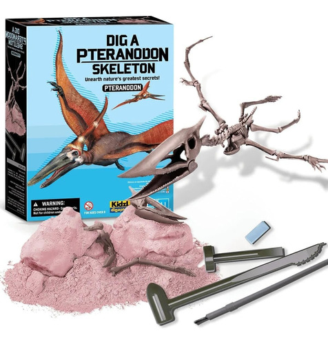 Kit Excavacion Esqueleto Fosil Dinosaurio Pteranodon Ciencia