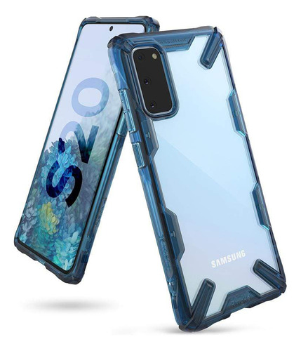 Estuche Ringke Fusion X Samsung Galaxy S20 Color Azul