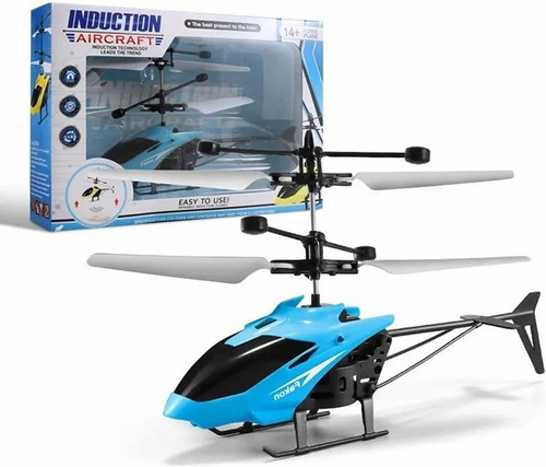 Helicóptero De Control Remoto Recargable Con Led Dos Canales