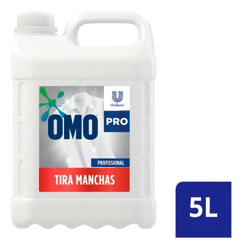 Tira Manchas Branqueador Profissional Galão 5 Litros Omo - Rende ...