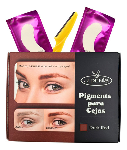 Kit Pigmento Profesional P/cejas, Elegir  + Regalo. J Denis 