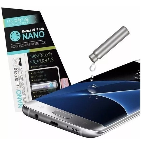 Protector Líquido Nano Hi-tech iPhone 6 7 8  X Plus Colocado