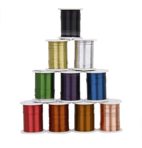 . 10 Rollos De Hilo De Alambre De Cobre Para Bricolaje Y