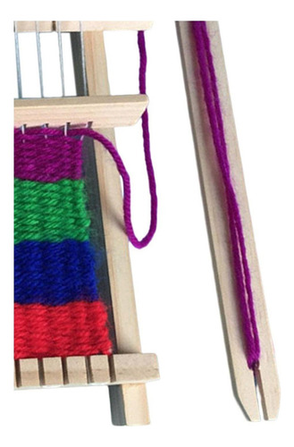 Kit De Tear De Madeira Diy Tricotado À Mão Para Fio