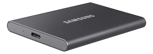 SSD portátil Samsung T7 USB 3.2 Gen 2 MU-PC4T0t externo de 4 TB, color negro