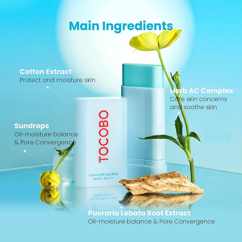 Protector Solar Coreano Barra Cotton Soft Sun Spf50 [tocobo