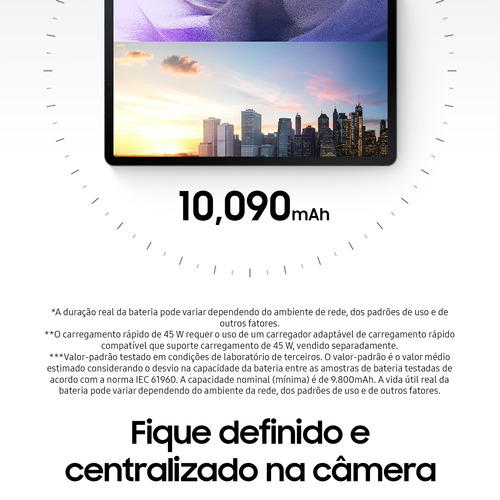 Tablet Galaxy S7 Fe 4g 128gb 12,4 Com S Pen Prata Samsung - Excelente (Recondicionado)