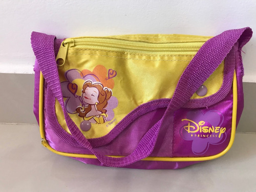 Cartera Bella Disney Con Cierre Y Boton Con Detalle