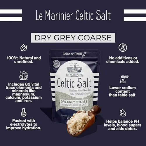 Sal Marina Gris Seca Le Marinier, 0.6lb - 8.81oz. 100% Natur