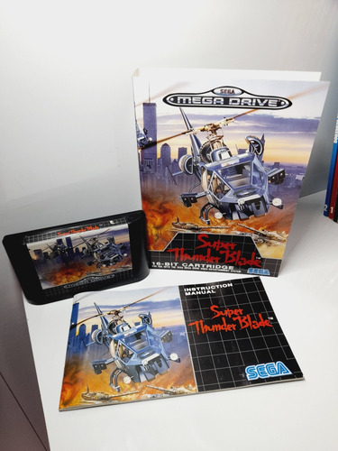 Super Thunder Blade Mega Drive Original. Linda Impecável!!! (Usado)