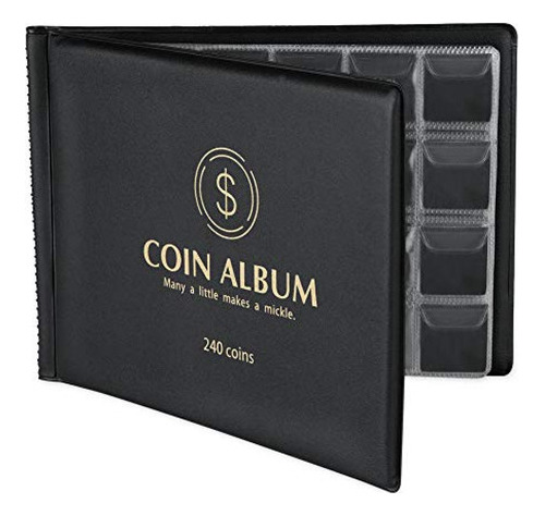 Estuche De Moneda Mudor Álbum De Soporte Para Colección De