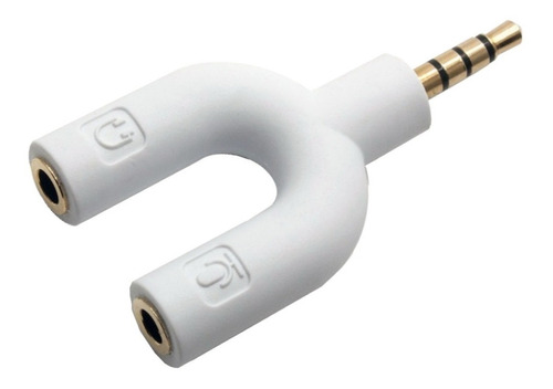 Separador Auricular-microfono De La Pc Plug 3.5 4 Vias