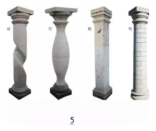 Columnas De Cantera Varios Diceños Y Colores