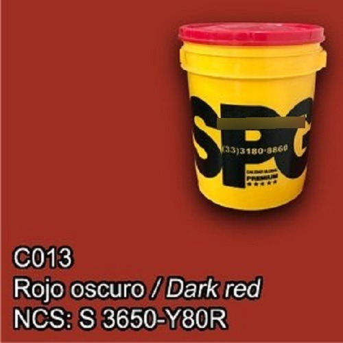 Imagen 1 de 3 de Color Endurecedor Para Concreto Spg 27 Kg Rojo Oscuro