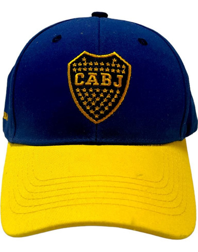 Gorra Visera Fútbol Argentino Boca Juniors Xeneizes Azul Oro