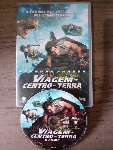 Livro Viagem Ao Centro Da Terra Júlio Verne Capa Dura+ Dvd O Filme S11 (Recondicionado)