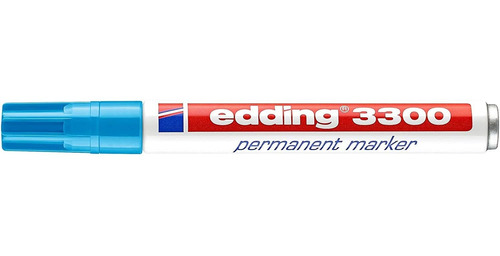 Marcador Permanente Azul Claro Punta 1-5mm Edding