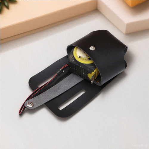 Suporte De Fita Métrica Para Cinto, Resistente, Preto