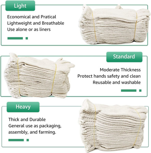 Mig4u Guantes De Trabajo De Seguridad De Punto De Cuerda, Pr