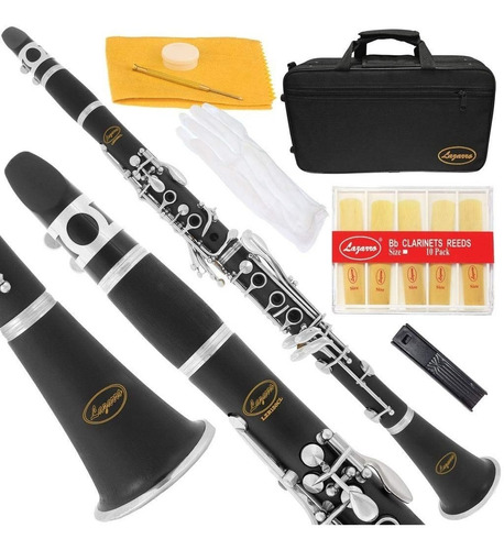 Clarinete Lazarro Con Funda, 11 Lenguetas (xmp)