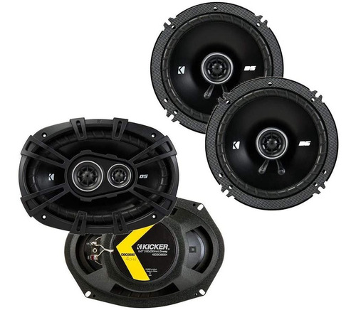 Kicker 43dsc69304 Serie D Altavoces Duales De 6x9 Pulgada...