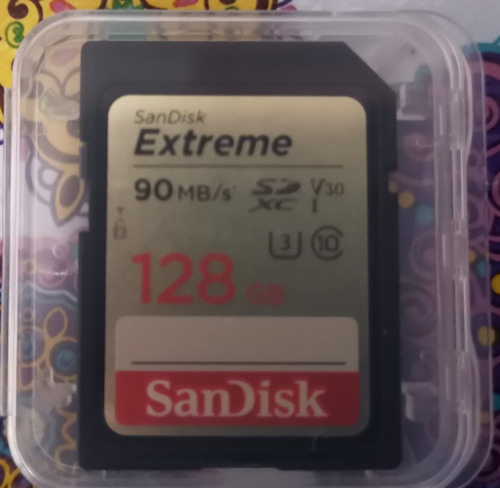 Sandisk Extreme, Tarjeta Sdxc 128gb Uhs-i C10 U3 V30 90mb/s