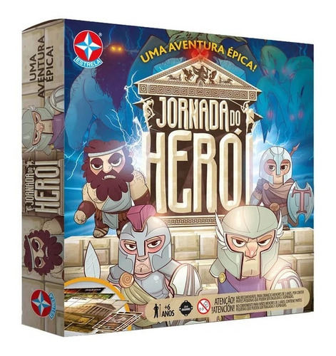 Imagem 1 de 3 de Jogo De Tabuleiro Board Game Jornada Do Herói Estrela