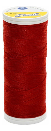 Caja 12 Pzas Coats Hilo Alta Costura Poliéster T6993 Duet Color T6993-2250 Rojo Quemado