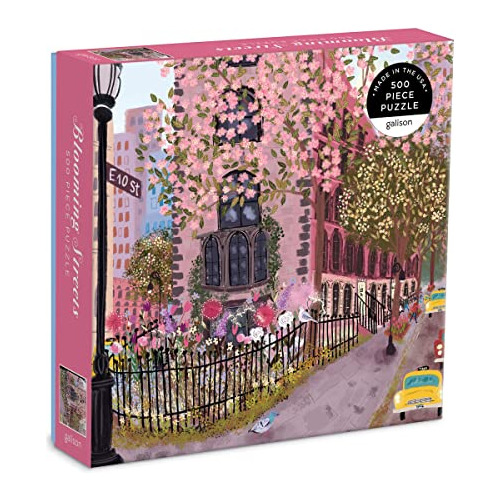 Blooming Streets 500 Piece Puzzle De Galison - 9305q