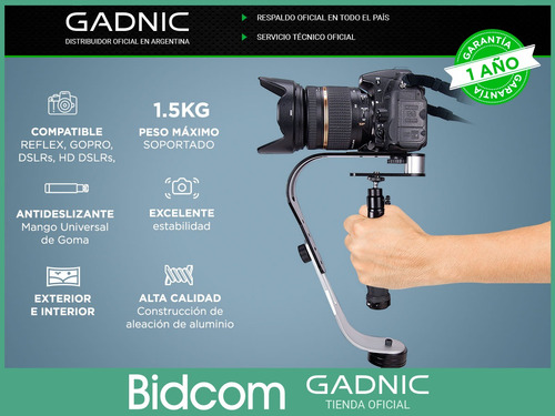 Imagen 2 de 9 de Estabilizador Gadnic Profesional Camaras Reflex Steadycam