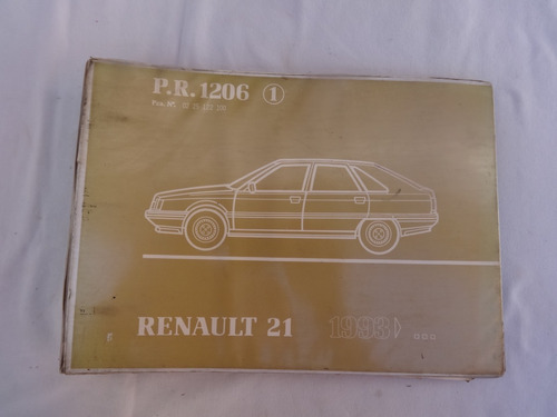  Manual Renault 21 1993 R21 Despiece Catalogo Pr1206 Piezas