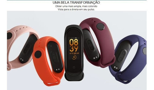 Xiaomi Mi Band 4 Versão Global + 1 Pulseira + 2 Películas