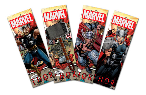 Separadores De Libro Comic Marvel Thor Imprimibles 