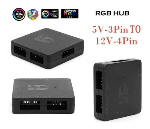 Hub Conversor Rgb 5v Para 12v - Deepcool