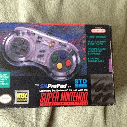 Controle Sn Pro Pad - Snes Super Nintendo Caixa