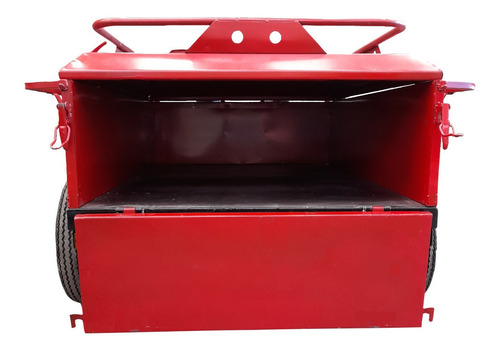 Carro De Arrastre Mediano Con Tapa