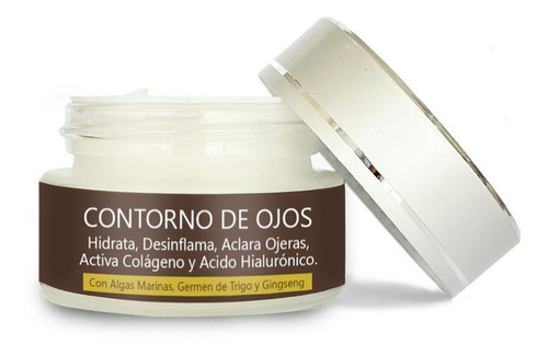 Imagen 2 de 4 de Contorno De Ojos Natural Rusens 20g Disminuye Bolsas Ojeras