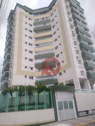 Imagem 1 de 13 de Apartamento Com 1 Dormitório À Venda, 47 M² Por R$ 299.000 - Vila Guilhermina - Praia Grande/sp - Ap3348