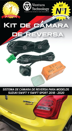 Cámara De Reversa Para Suzuki Swift 2018 - 2020