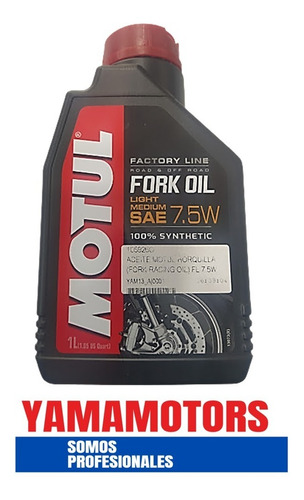 Aceite Motul Horquilla (fork Racing Oil) Fl 7.5w 1lt. 