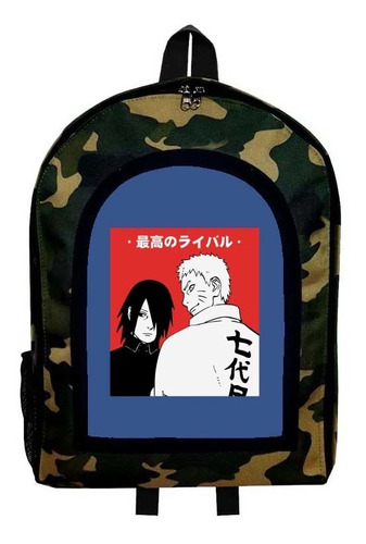 Mochila Camuflada Narutu Uzumaki Modelo 10