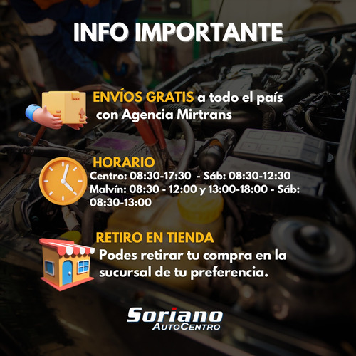 Batería Moura 75 Amp. Derecha Instalada
