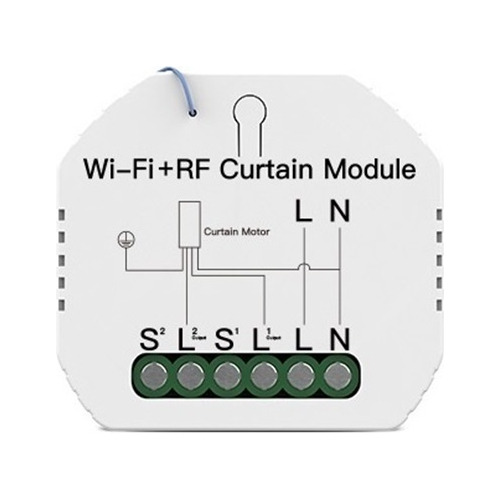 Tuya Smart Life Wifi Rf433 Interruptor De Cortina Ciega Con