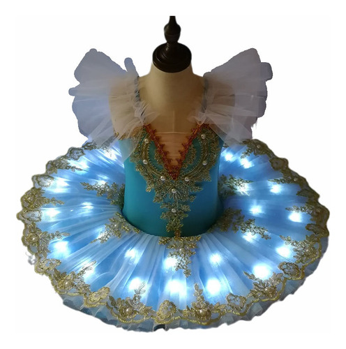 Tutú De Ballet Con Luz Led Para Niña Y Mujer Vestido De Bal